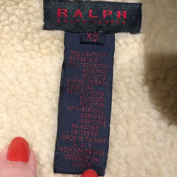 Ralph Lauren Faux Suede Shearling Vest. XS - Picture 5 of 5